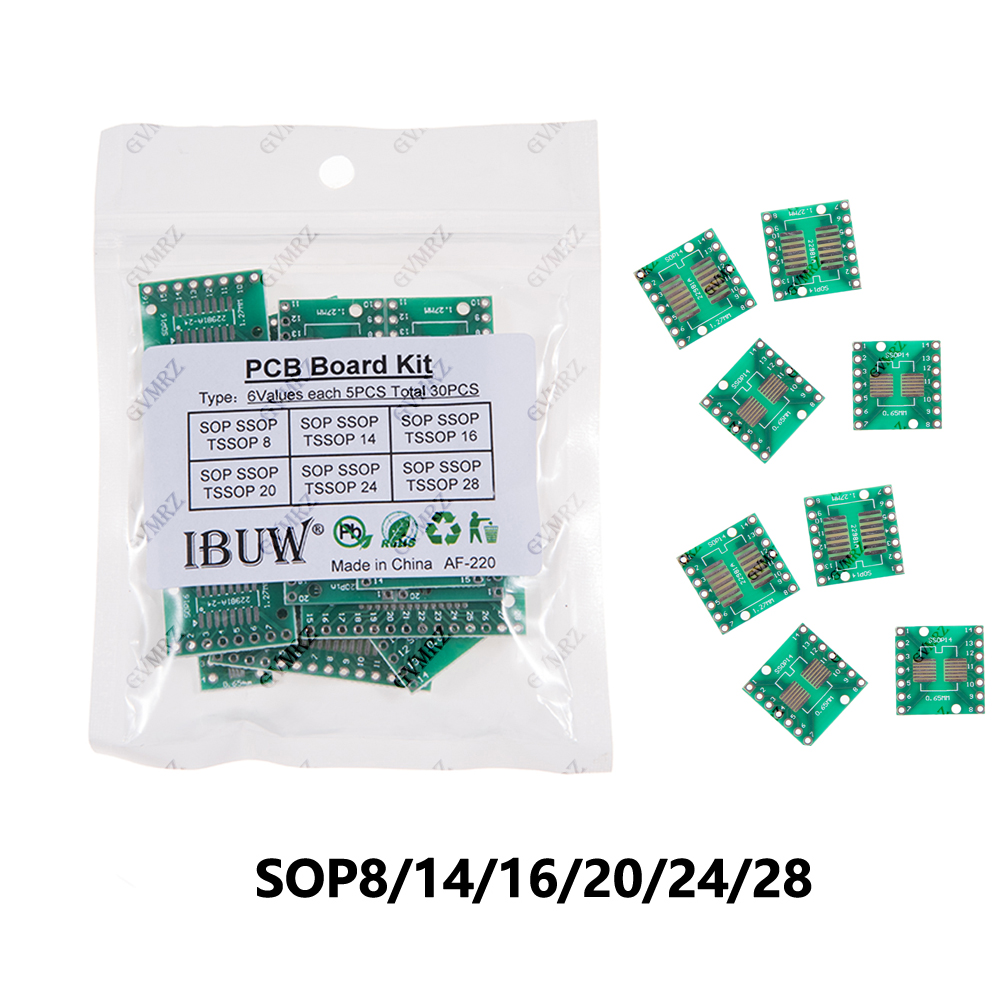 30PCS 6Values SOP SSOP TSSOP P - Diy Electronics Project Kit recension och pris